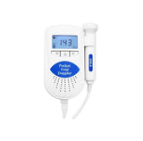 RU SHipping 3MHz Fetal Doppler Color LCD Display Pocket Fetal Doppler Prenatal Heart Baby Heart Monitor 3MHz Probe  Display