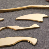 6Pcs/Set Chinese Guasha Massage Gua Sha Scraping Pure Copper Massager Relaxation Board Scraper SPA Board Health Care Body Face