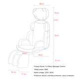 Electric Shiatsu Massage Chair Household Automatic Body Massager Cushion Kneading Neck Shoulder Scalp Back Gua sha Pain Relief
