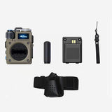 4g 6800mah Walkie-talkie Handheld Transceiver Wearable Radio Walkie-talkie Walkie Talkie Transceiver Two-way Button Ptt 500 E5y6