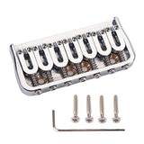 7 String Electric Guitar Ukulele Bridge with Assemble Accessories Brass