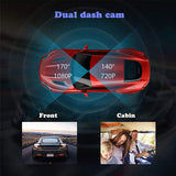 2 inch HD 1080p hidden driving recorder car 3lens car dvr,Three Channels with IR Night Vision Car Camera SD Card  Dashboard