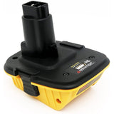 20V Battery Adapter DCA1820 For Dewalt 18V Tools Convert To 20V Lithium Battery For DC9096 DE9098 DE9096 With USB Port