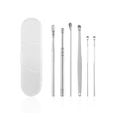 Ear Cleaner Wax Pickers Earpick Wax Remover Curette Ear Pick Cleaner Kit Spoon Care Ear Clean Tool