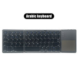 Mini folding keyboard Touchpad Bluetooth-compatible 3.0 Foldable Wireless Keypad for Windows,Android,ios Tablet ipad Phone