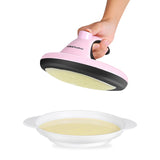 220V Portable Electric Non-stick Crepe Maker Mini Household Electric Pancake Maker Electric Baking Pan Easy Operation