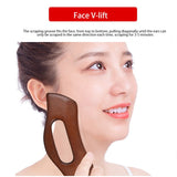 Wooden Guasha Massage Scraper Pressure Therapy Acupoint Massager Facial Body Health Care Handle Massage Tool