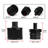 Oil Tank Cover Caps For LSX LS1 LS6 LS2 LS3 LS7 Billet Aluminum Black Valve Cover Oil Cap Breather