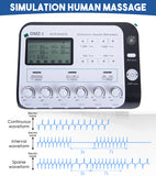 Eletric Muscle Stimulator 6 Output Channel Digital Electrical Acupuncture Needle Health Relax Electroacupuncture Patch Massager