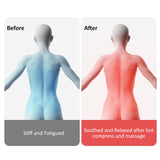 Electric Full Body Massager Chair Heating Vibration Stimulated Kneading for Neck Shoulder Waist Pain Relief Massage Cushion Car