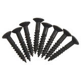 4x Guitar String Tree Guides String Retainer Bar Black &amp; 1 Set Electric Guitar Neck Plate with Screws