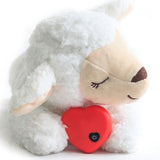 Cute Heartbeat Puppy Behavioral Training Toy Plush Pet Comfortable Snuggle Sleep