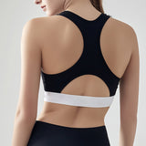 Good Healthy Padded Racerback Sports Bras Women Shockproof Running Fitness Wireless Anti-Sagging Vest-Style Bra