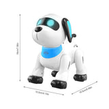 Electronic Animal Pets Remote Control Robot Dog Toys Robotic Stunt Puppy Toys Music Song Programmable Toy For Kids Birthday Gift