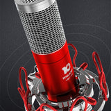 P30 Professional Microphone, Live singing set, Recording and repairing artifact, large diaphragm 34mm microphone core