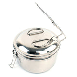 Cookware Set Outdoor Camp Cooking Cook Set Folding Camping Pot Frying Pan Bento Pot for BBQ Picnic Backpacking