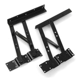 2pcs Folding Spring Tea Table Hinge Furniture Lift Up Top Mechanism Hardware Lifting Rack Shelf For Coffee ComputerTable Lifter
