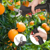 21V Brushless Cordless Electric Pruning Shear Rechargeable 2.0A Lithium Battery Powered Tree Branch Pruner 30mm Cutting Diameter