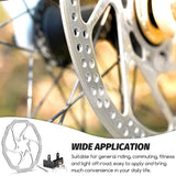 Dropship-Bike Disc Brake Rotor and Bike Brake Pads Set,with 12 Bolts,Bike Disc Brake Lining Pads,for Road Bike,Mountain Bike,Etc