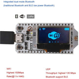 H ELTEC AUTOMATION 868MHz-915MHz SX1276 ESP32 Lora 32 WIFI Development Board with 0.96 Inch OLED Display for Arduino,Unsoldered