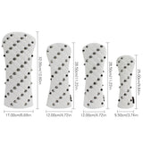 1 Pcs Golf Headcovers Rivets PU Leather For Driver Fairway  #3 #5 Hybrids Putter Black White Red