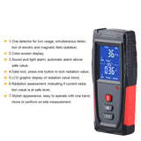 Electromagnetic Radiation Tester Home Appliance Testing Meter Mobile Phone Computer Radiation Digital Detector