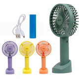 Electric Hand Fan Mini Portable Recharge USB With Battery1200mAh Strong Wind For Desktop Floor Standing Cooling Ventilador Fans