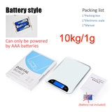5/10/15kg 1g Digital Weighing Scales Stainless Steel Electronic Food Diet Balance Measure Tools Kitchen Coffee Jewelry Scales