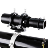 50mm Guide Scope Finderscope with Double Helical Focuser for Astronomical Telescope 183mm 1.25in Focal Length Ratio Guidescope