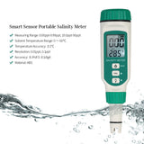 Portable Salinity Meter Handheld ATC Salinometer Halometer Salt Gauge Meter for Salt Water Pool Food Salt Aquarium Tester