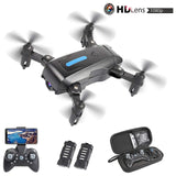 Foldable Mini Drone With 4K HD Fpv Camera For Kids Adults WiFi RC Quadcopter Flight Time 40 Minutes Real-time Image Transmission