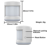 Zigbee Tuya Smart Life Motion Sensor Human Body Detectors for Home Alarm System Work In Conjunction with Gateway,Other Devices