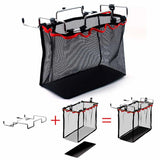 Storage Mesh Rack Outdoor Iron Wire Tools Portable Receive Bag Picnic Table Barbecue Kit Kitchen Sundry Net Set Accessories