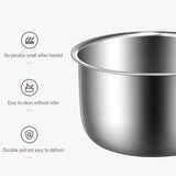 ELectric Lunch Box Heating Food Container Heated Container Portable 2L Capacity Mini Rice Cooker Office Student Dormitory