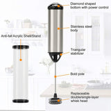 Handheld Electric Milk Frother Whisk Egg Beater  Coffee Blender Household Milk Shaker Mixer Whisk Tools  Kitchen Items