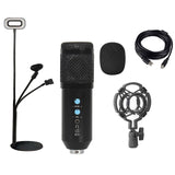 Fill Light BM858 USB Condenser Microphone Kit for PC,Professional Streaming Podcast,Live Streaming,Gaming,Sing,Studio
