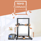 TEVOUP TORNADO 3D Printer 300x300x400mm Build Volume with AC Fast Heating Bed 2.5inches Touchscreen Extruder MK8 Nozzle