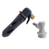Ball Lock CO2 Cartridge Keg Charger Portable Homebrew Kegging Draft Beer Dispensing Soda Making Portable CO2 Keg Charger