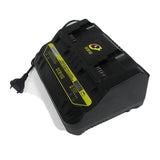 DCB102 Li-Ion Battery Charger Rapid 2 Slide Port 3A Charging Current USB for Dewalt 14.4V 18V Lithium Tool (EU Plug)