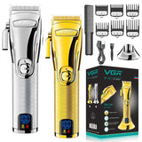 Professional Adjustable Hair Clipper TURBO Beard Hair Trimmer For Men Electric Barber Haircut Rechargeable Hair Cutting Machine
