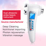 1M&3M Ultrasonic Home Massager LED Ion Beauty Machine, Used for Facial Vibration Cleansing to Export Melanin to Shrink Pores
