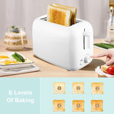 Bread Toaste with Removable Crumb Tray Toasters Cooking Appliances Home 6 Operating Modes Kitchen Mini Auto Breakfast Toaster