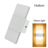 LED Wall Light-up Down Cube Indoor Outdoor Sconce Lighting Lamp Fixture Decor HR