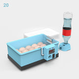 20-66 Eggs Incubator Brooder Bionic Waterbed Design Goose Duck Quail Pigeon Poultry Brooder Automatic Farm Hatchery Tool