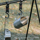 350ml Stainless Steel Camping Cup with Handle Outdoor Cup Mug for Hiking Backpacking Fishing