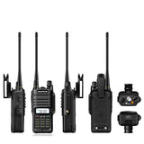 2pcs Baofeng UV-XR 10W High Power IP67 Waterproof Two Way Radio  Dual Band Handheld Walkie Talkie for Hunting UV-9R UV-9R plus