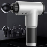 Massage Guns 6 Gears Muscle Massager Pain Sport Massage Machine Relax Body Slimming Relief With 4 Heads