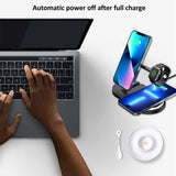 New  5 in 1 Wireless Charger For IPhone 14 13 and Apple Watch Fast Charging Station Stand for Airpods Pro iWatch 7 6 Samsung