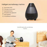 Tuya Smart Wifi Essential Oil Diffuser Wood Grain Wireless Air Humidifier Voice Control Alexa Google App For Room Bedroom Home