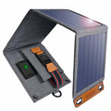 CHOETECH Solar folding Charger 14W USB Output Devices Portable Waterproof Solar Panels for iPad iPhone X XS samsung Smartphones